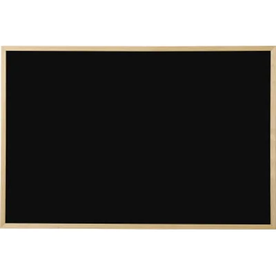 Bi-office Kreidetafel Tafel nicht magnethaftend inkl. Kreide Kiefernholz schwarz