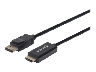 IC Intracom Manhattan DisplayPort 1.2 to HDMI Cable, 4K@60Hz 153201