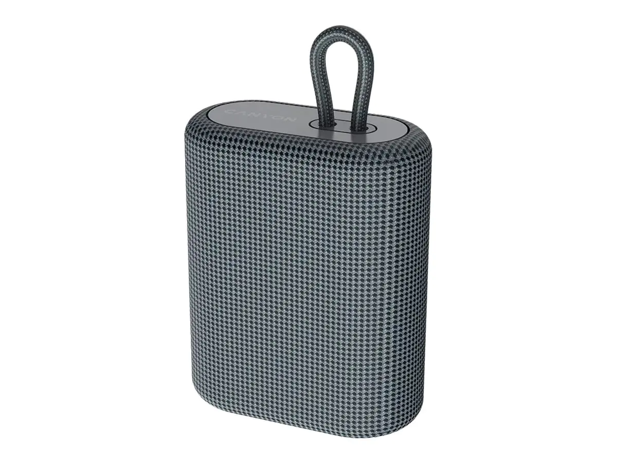 Canyon BSP-4 - Lautsprecher - tragbar - kabellos - Bluetooth - 5 Watt - Dunkelgrau