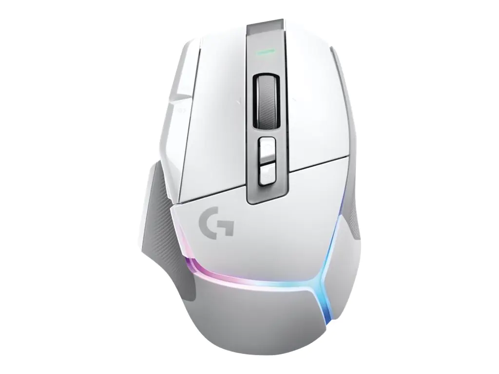 Logitech G G502 X PLUS - Maus - optisch - 11 Tasten - kabellos - 2.4 GHz - USB Logitech LIGHTSPEED Empfänger - weiß
