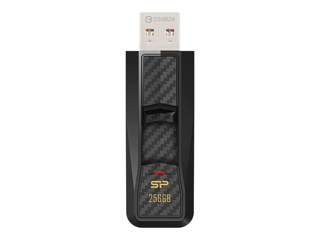 SILICON POWER Blaze B50 - USB-Flash-Laufwerk - 256 GB - USB 3.1 Gen 1 - Kohlefaser schwarz SILICON POWER Blaze B50 - USB-Flash-Laufwerk - 256 GB - USB 3.1 Gen 1 - Kohlefaser schwarz