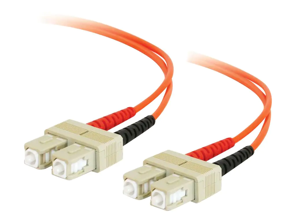 C2G Low-Smoke Zero-Halogen - Patch-Kabel - SC multi-mode (M)