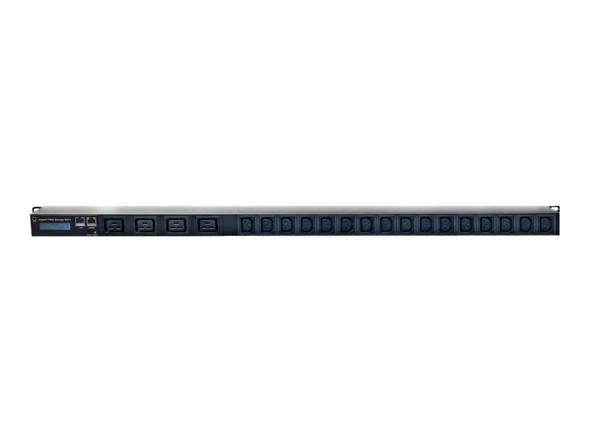 Gude Expert PDU Energy 8311-16 - Stromverteilungseinheit (Rack - einbaufähig) - Ethernet 10/100 - Eingabe, Eingang CEE 7/4 - Ausgangsanschlüsse: 20 (4 x IEC 60320 C19, 16 x IEC 60320 C13) - 1U - 48.3 cm (19")