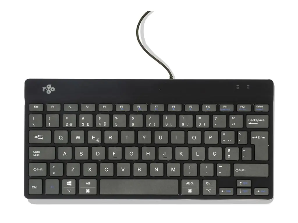 R-Go Compact Break - Tastatur - mit integrierter