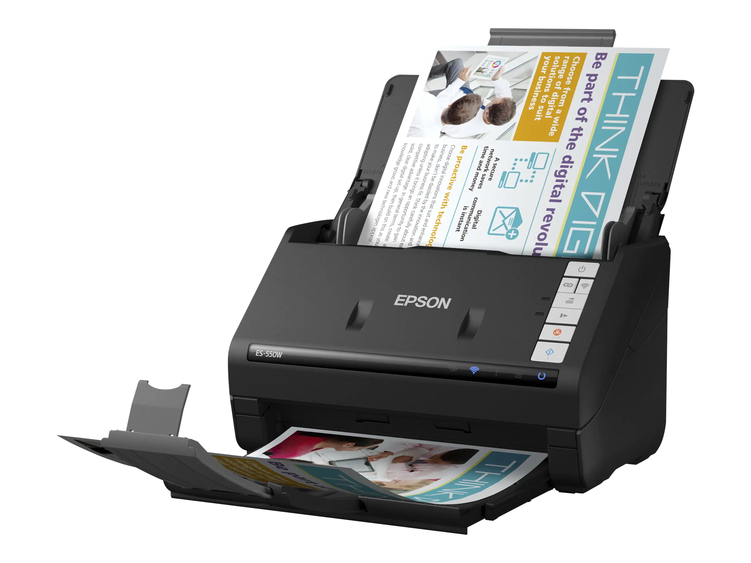 Epson WorkForce ES-550W - Dokumentenscanner - Kontaktbildsensor (CIS) B11B287401