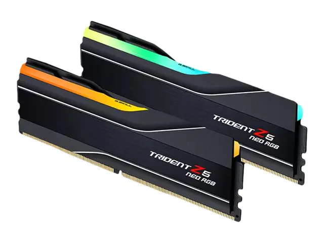 G.Skill Trident Z5 Neo RGB - DDR5 - Kit - 32 GB: 2 x 16 GB - DIMM 288-PIN - 5600 MHz / PC5-44800 - CL28 - 1.35 V - ungepuffert - non-ECC - mattschwarz