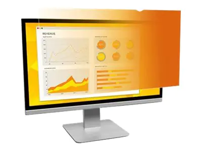 3M Blickschutzfilter Gold für 22" Breitbild-Monitor (16:10) - Blickschutzfilter für Bildschirme - 55,9 cm Breitbild (22 Zoll Breitbild) - Gold