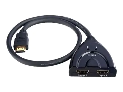 Techly HDMI Bidirectional Switch - Video/Audio -Schalter