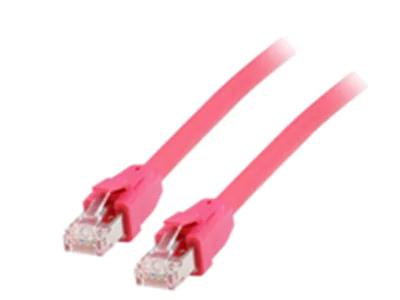 equip - Patch-Kabel - RJ-45 (M) zu RJ-45 (M) - 1 m - S/FTP - CAT 8.1 - halogenfrei - Rot
