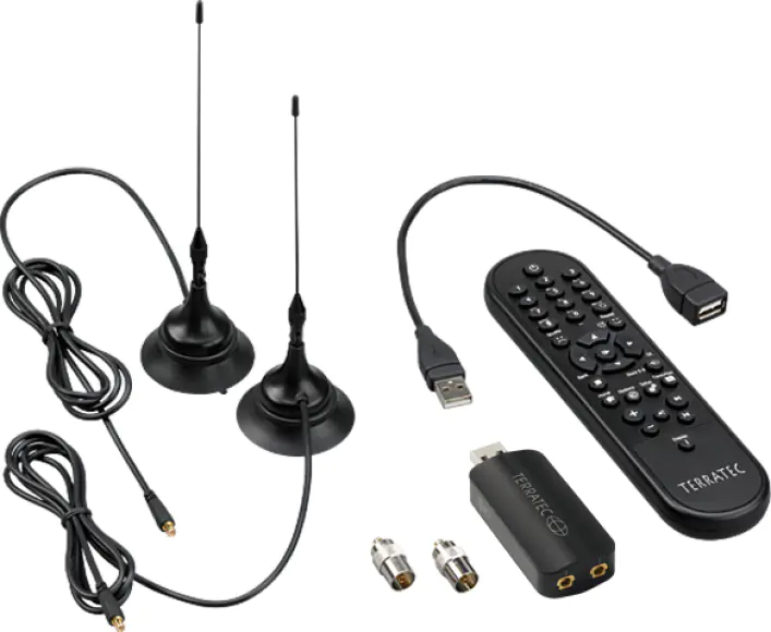 TERRATEC T5 - Digitaler TV-Empfänger - DVB-T - HDTV - USB 2.0 - Schwarz