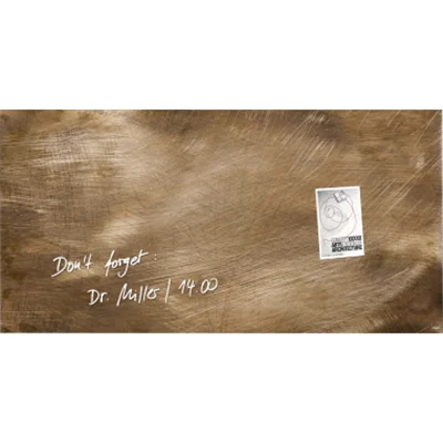 SIGEL Magnetboard Artverum GL267 910x460x15mm Glas Used-Bronze SIGEL Magnetboard Artverum GL267 910x460x15mm Glas Used-Bronze