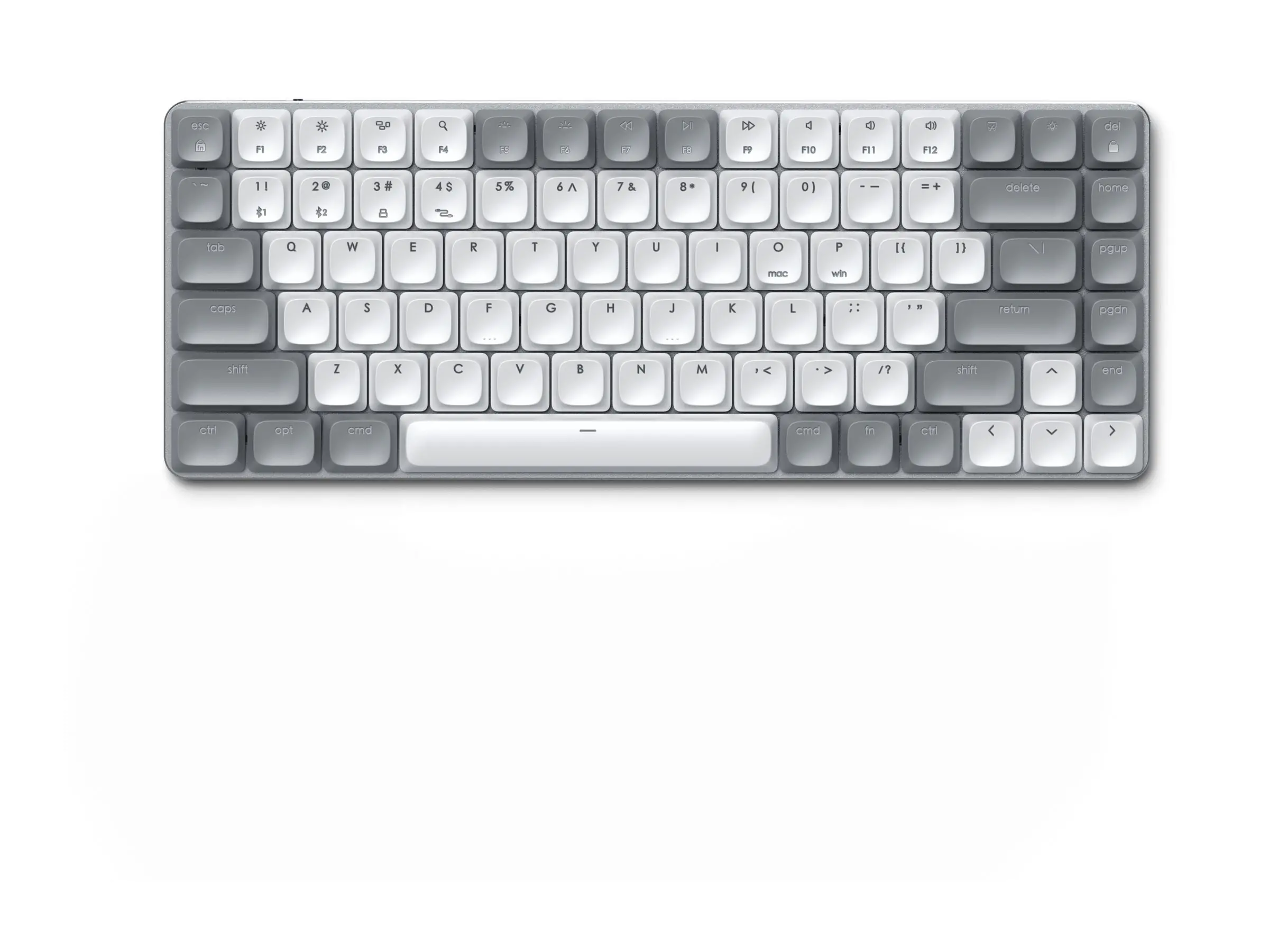 Satechi SM1 Slim Mechanical Backlit BT Keyboard German light - Tastatur - QWER