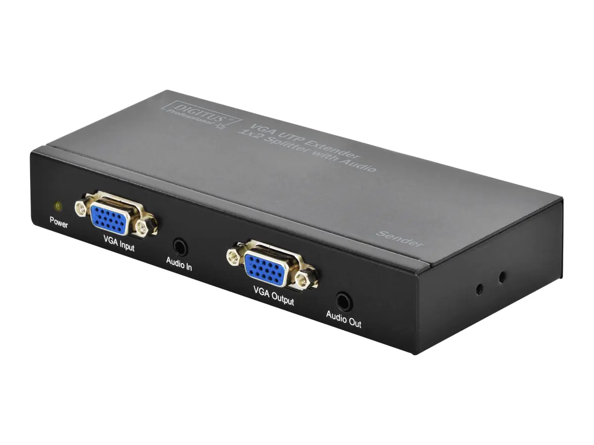 Digitus Professional VGA UTP Extender 1X2 Splitter with Audio