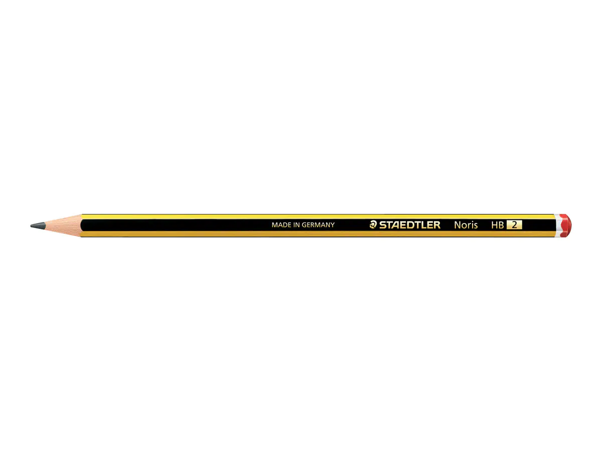 STAEDTLER Bleistift Noris 120-2 HB sechskantform gelb/schwarz