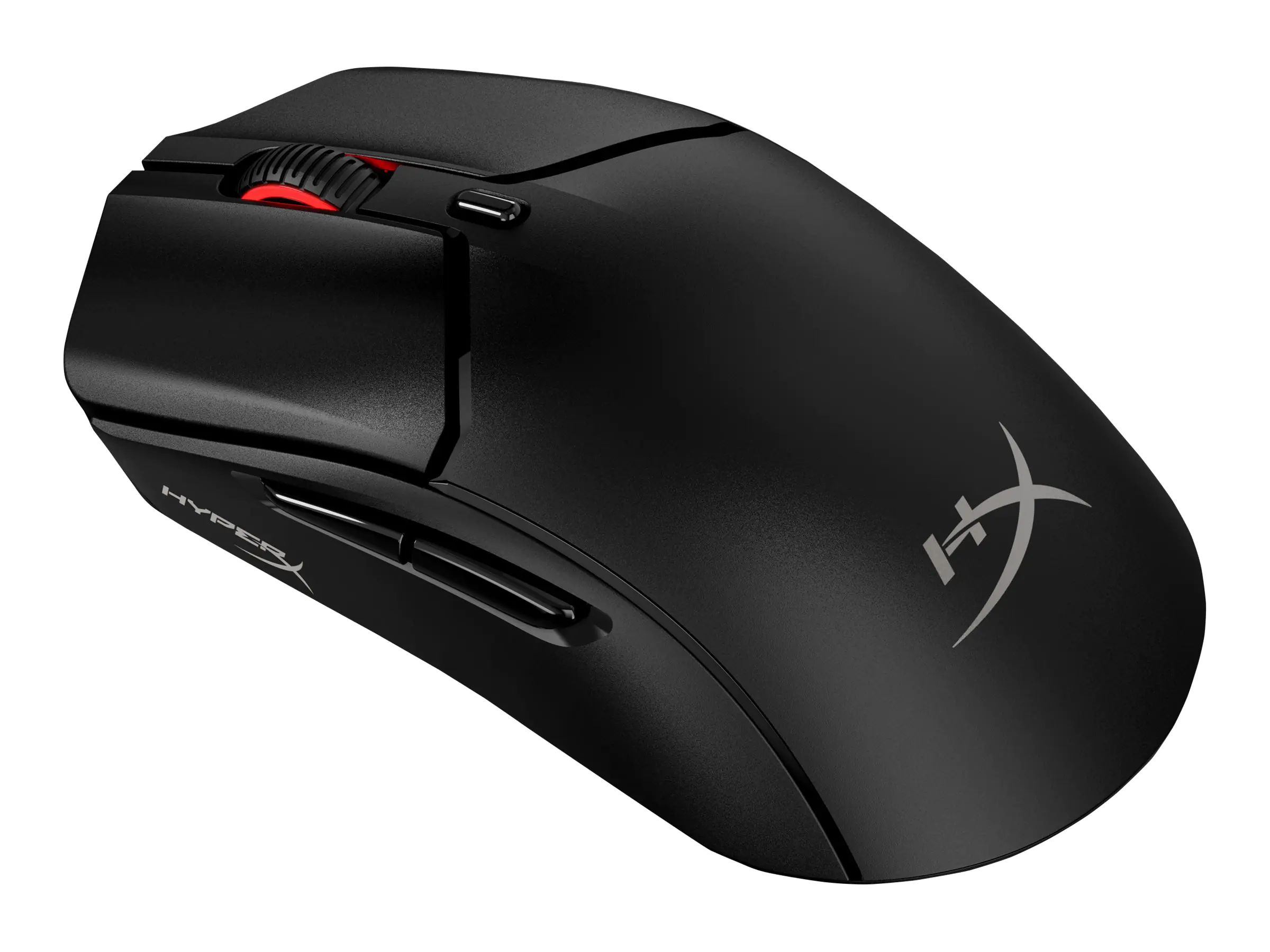 HyperX Pulsefire Haste 2 - Maus - optisch - 6 Tasten - kabellos, kabelgebunden - 2.4 GHz, Bluetooth 5.0 - kabelloser Empfänger (USB) - Schwarz