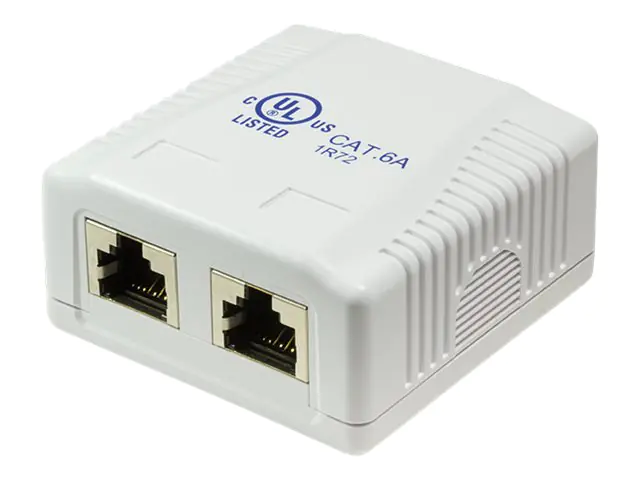 LogiLink Cat 6A Surface Mount Box - Wanddose