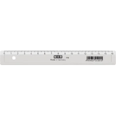 M+R Lineal 711160000 Kunststoff 16cm glasklar M+R Lineal 711160000 Kunststoff 16cm glasklar