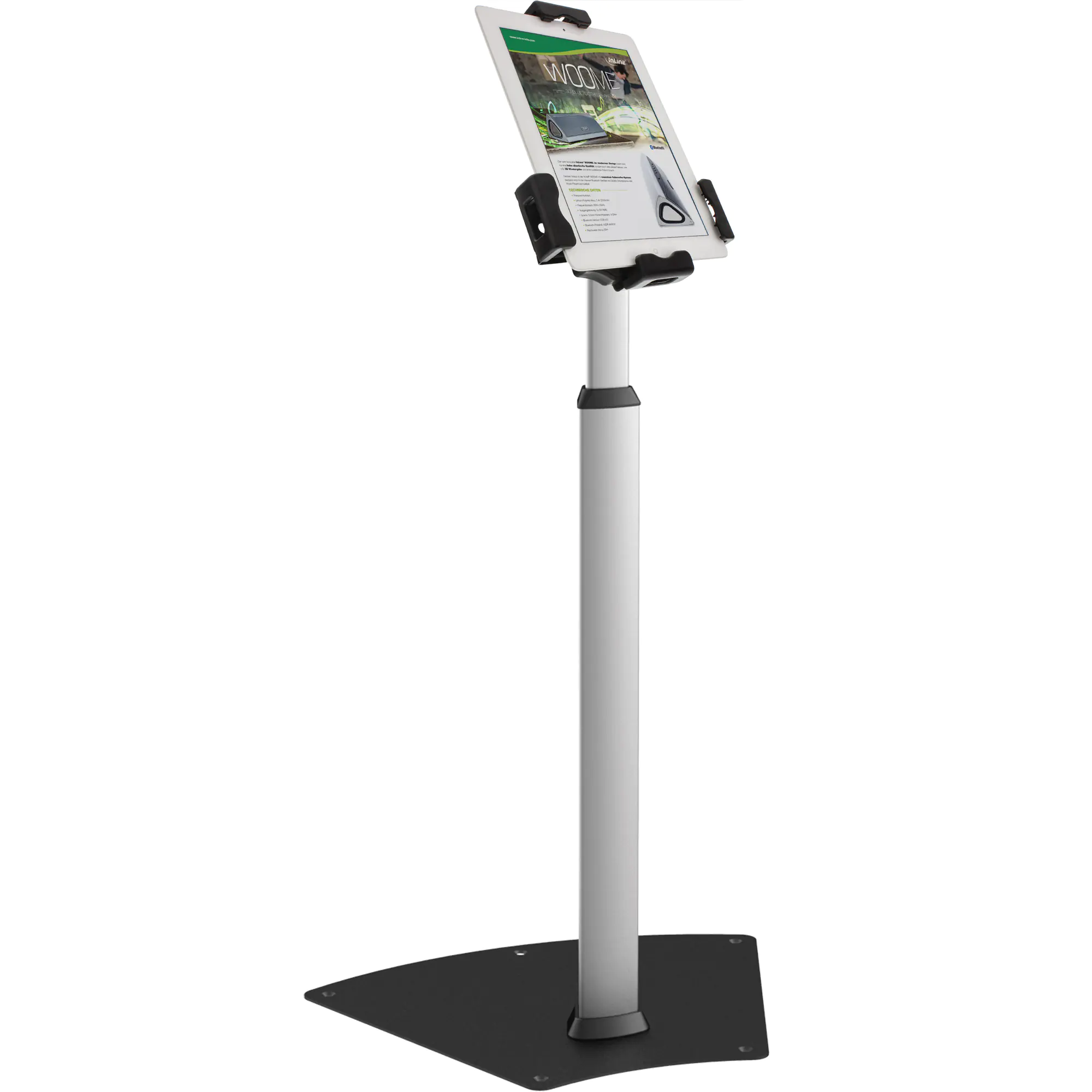 InLine Tablet-Halterung zur Präsentation - abschließbar - universell für 7,9"-10,1" Tablets