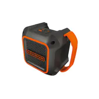 Black & Decker BDCSP18N - Kabellos - 30 m - Tragbarer Stereo-Lautsprecher - Schwarz - Rot - Un