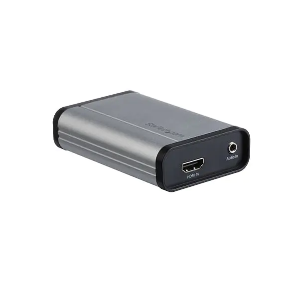 StarTech HDMI auf USB-C Video Capture Gerät - UVC HDMI Rekorder - Plug-and-Play - Mac und Windows - 1080p - Videoaufnahmeadapter - USB 3.0 - Silber, Schwarz - TAA-konform