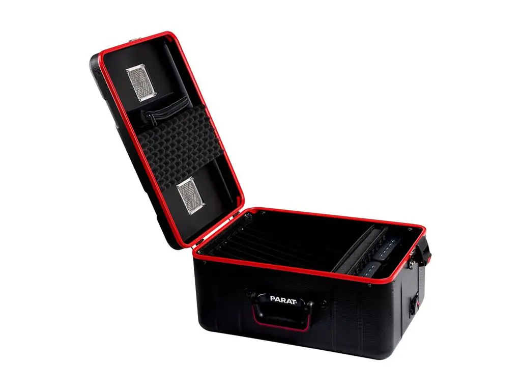 PARAT PARAPROJECT TC10 Plus - Hartschalentasche für 10 Tablets - with TwinCharge module - X-ABS
