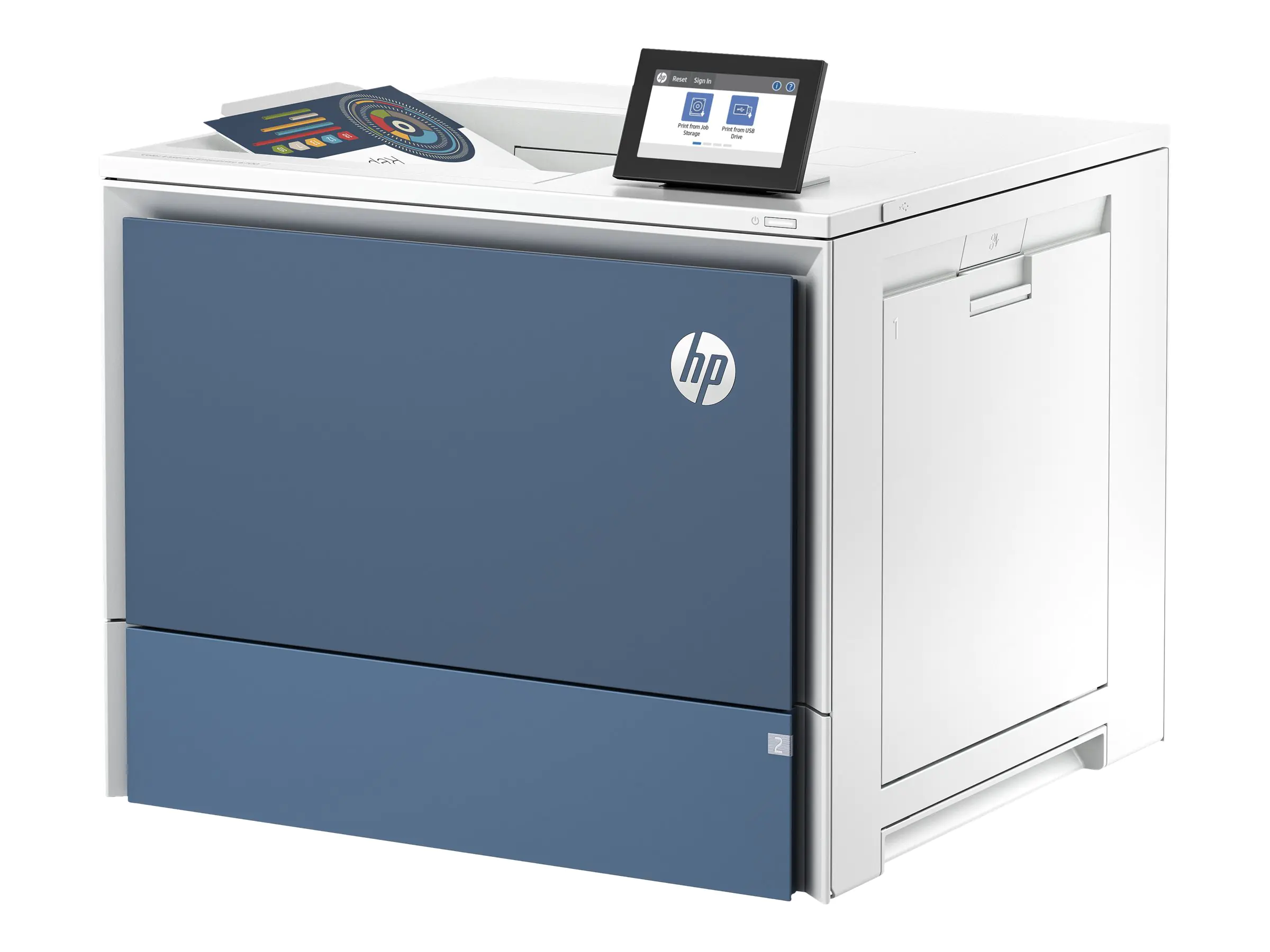 HP Color LaserJet Enterprise 6700dn - Drucker - Farbe - Duplex - Laser - A4/Legal - 1200 x 1200 dpi - bis zu 52 Seiten/Min. (einfarbig)/bis zu 52 Seiten/Min. (Farbe) - Kapazität: 650 Blätter - Gigabit LAN, USB 3.0, USB 3.0-Host, USB 2.0-Host