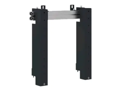 Neovo VWM-01 - Befestigungskit (2 Wandhalterungen, Montagearm) - für Videoleinwand - Aluminium, Stahl - Schwarz und Silber - Bildschirmgröße: 107-165 cm (42"-65") - Montageschnittstelle: bis zu 400 x 400 mm