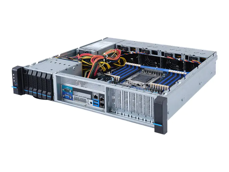 Gigabyte E252-P30 (rev. 100) - Server - Rack-Montage - 2U - 1 x Altra - RAM 0 GB - SATA/SAS - Hot-Swap 6.4 cm (2.5") 6NE252P30MR-00