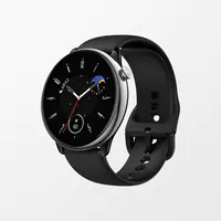 Amazfit GTR Mini - Intelligente Uhr mit Riemen - Silikon - Handgelenkgröße: 150-200 mm - Anzeige 3.3 cm (1.28") - Bluetooth - 24.6 g - schwarz