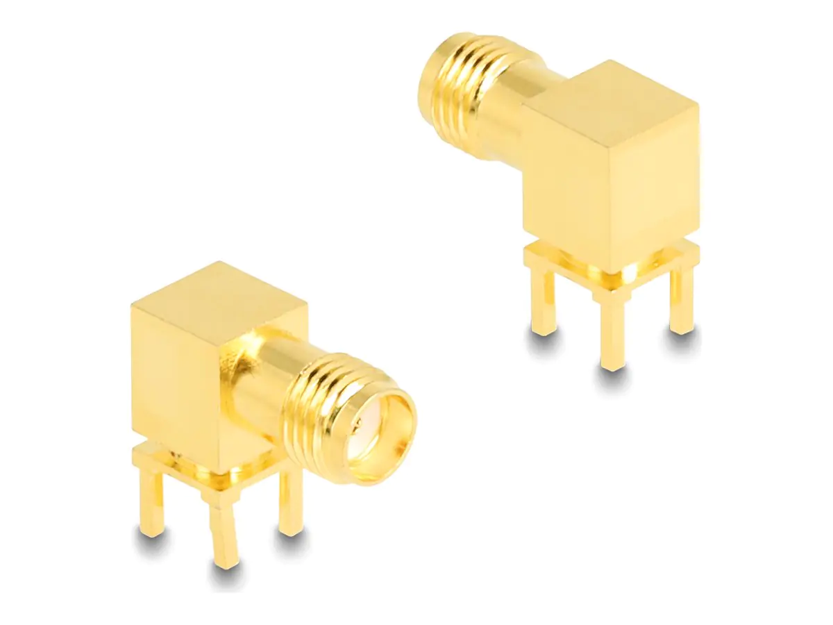 Delock Antennenadapter - SMA weiblich 90° PCB 90198