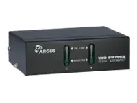 Inter-Tech Argus KVM-AS-21UA - KVM-/Audio-Switch - 2 x KVM/Audio