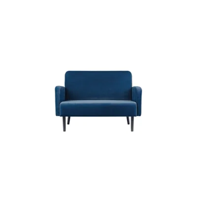 PAPERFLOW 2-Sitzer Sofa LISBOA Samtbezug blau 74600841 LC2PV.01.06