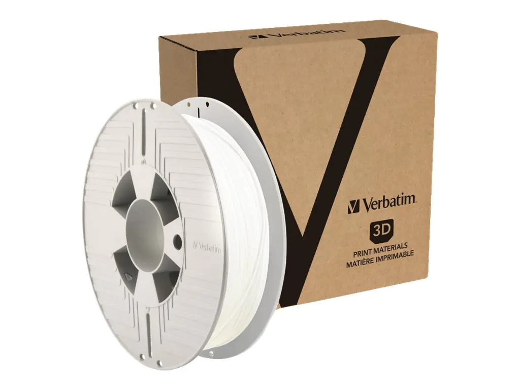 Verbatim Tefabloc - Weiß - 500 g - 190 m - TPE-Filament (3D) Verbatim Tefabloc - Weiß - 500 g - 190 m - TPE-Filament (3D)