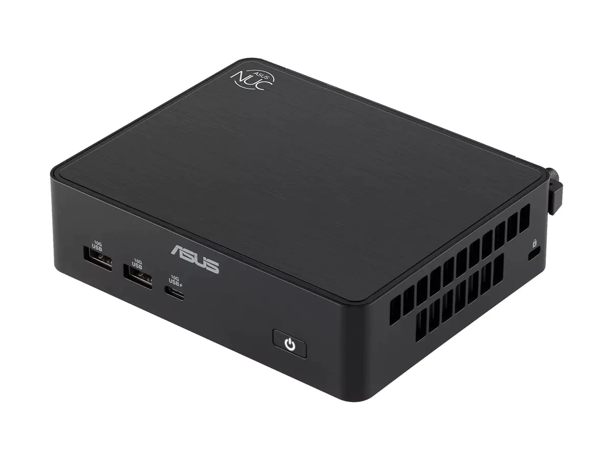 ASUS NUC 16 Pro RNUC16WCKC500002 - Barebone - Mini-PC - 1 x Core 5 320 / 1.5 GHz - RAM 0 GB - Intel Graphics - Wi-Fi 6E, Bluetooth 6.0, 2.5GbE, 1GbE - WLAN: 802.11a/b/g/n/ac/ax (Wi-Fi 6E) 90AR00Z1-M000J0