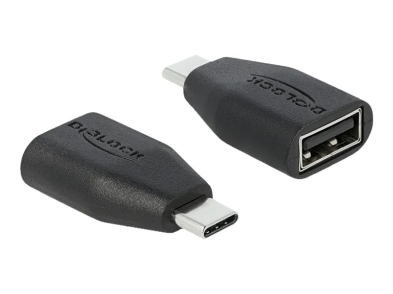 Delock USB Data Blocker - Schloss für USB-C-Port - Schwarz