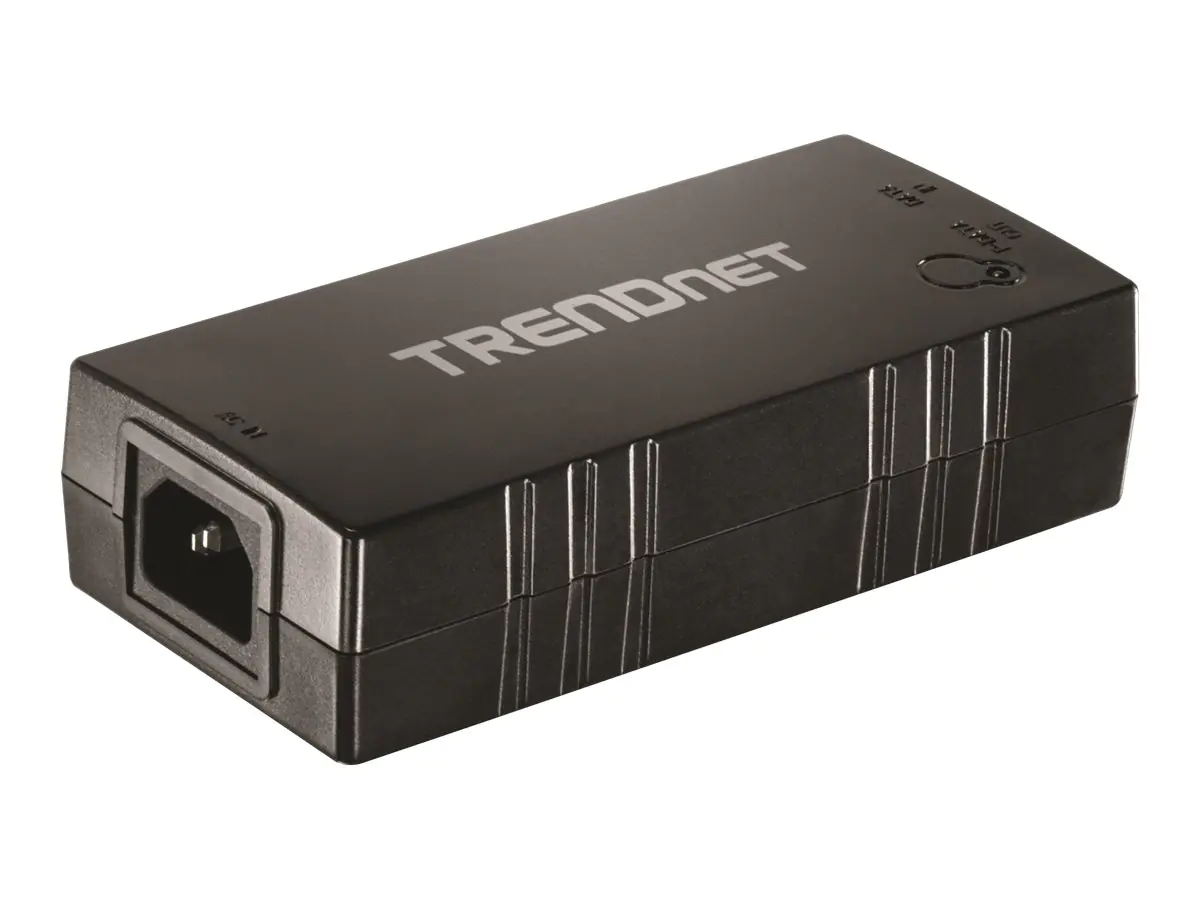 TRENDnet TPE-115GI Gigabit PoE+ Injector - Power Injector - 30 Watt - Ausgangsanschlüsse: 1