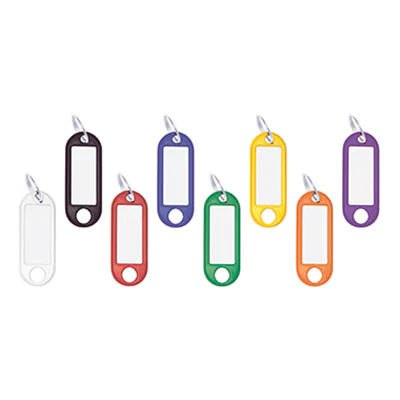 WEDO® Schlüsselanhänger 52 x 21 x 3 mm (B x H x T) Kunststoff farbig sortiert 100 St./Pack. WEDO® Schlüsselanhänger 52 x 21 x 3 mm (B x H x T) Kunststoff farbig sortiert 100 St./Pack.