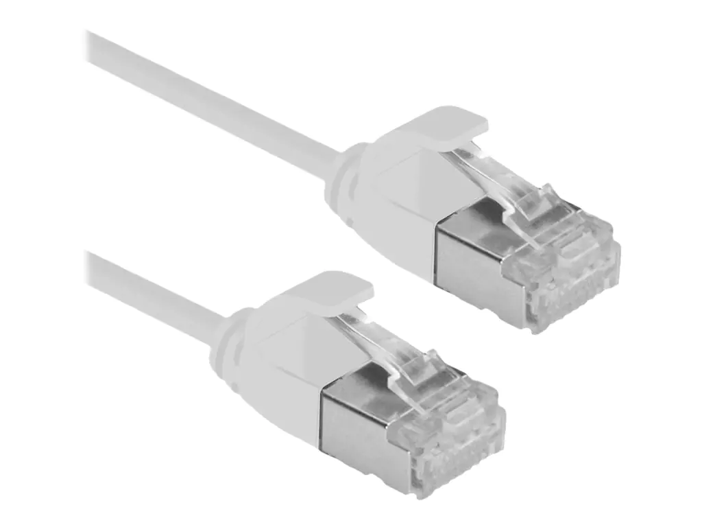 Roline DataCenter - Patch-Kabel - RJ-45 (M) zu RJ-45 (M) - 1.5 m - U/FTP - CAT 6a - halogenfrei, geformt, ohne Haken, verseilt, 10 Gigabit Ethernet - Grau, RAL 7035