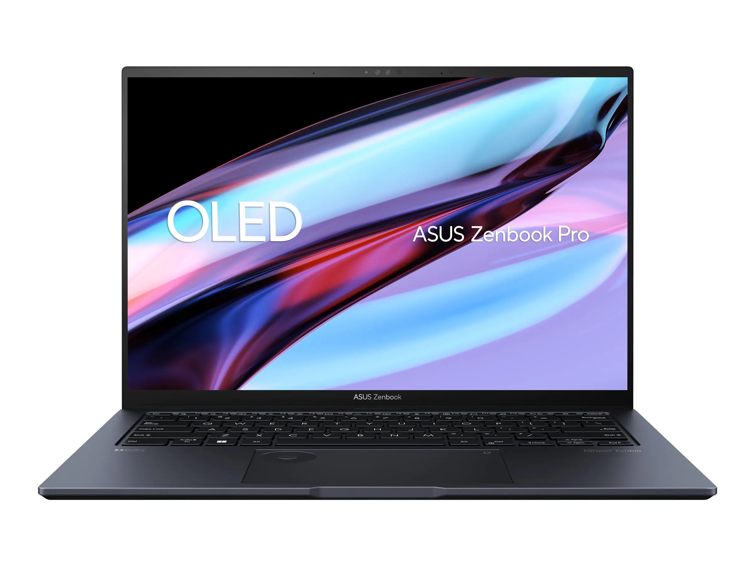 ASUS Zenbook Pro 14 OLED UX6404VI-P1133X - Intel Core i9 13900H / 2.6 GHz - Win 11 Pro - GeForce RTX 4070 - 48 GB RAM - 2 TB SSD NVMe, Performance - 36.8 cm (14.5") OLED Touchscreen 2880 x 1800 (WQXGA+) @ 120 Hz - Wi-Fi 6E, Bluetooth - Tech Black - kbd: N