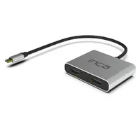 Cian Technology GmbH INCA Adapter ITPC-4THubX4 2HDMI 4K 30Hz 4 in 1 USB Typ C - Adapter