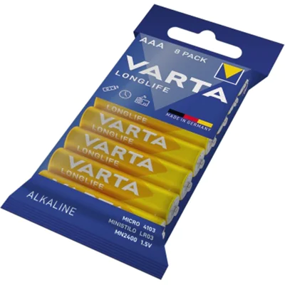 Varta Batterie Longlife 4103101328 AAA 1,5V 8 St./Pack. Varta Batterie Longlife 4103101328 AAA 1,5V 8 St./Pack.
