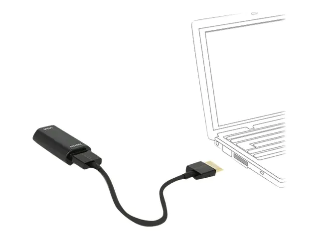 Delock Adapter HDMI-A male > VGA female - Videokonverter - HDMI - VGA - retail