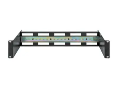 Intellinet - Rack-Schienen-Kit - einstellbar - Schwarz, RAL 9005 - 2U - 48.3 cm (19")