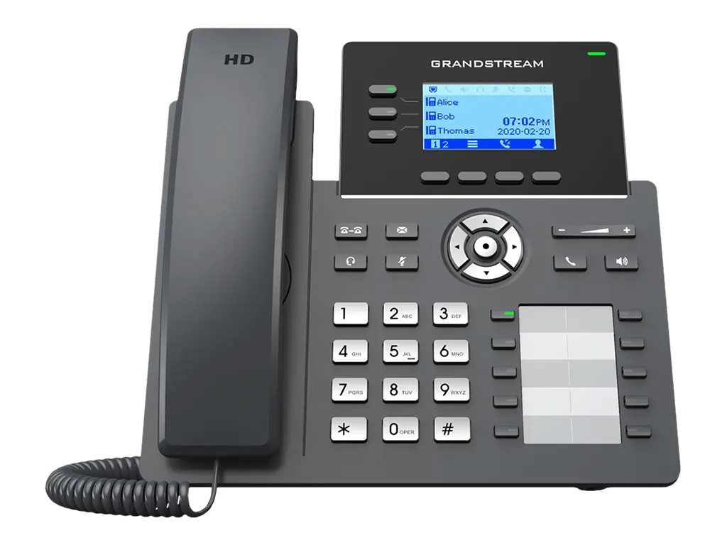 Grandstream GRP2604 - VoIP-Telefon - fünfwegig