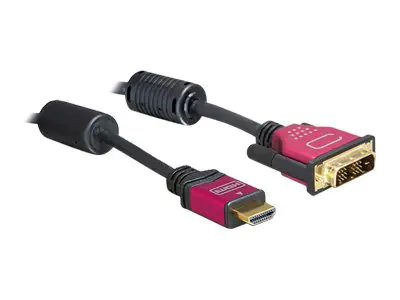 Delock Videokabel HDMI (M) DVI-D (M) 84344 5 m