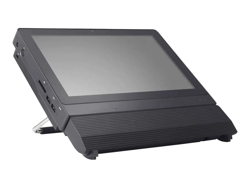 Shuttle XPC P2200PA - All-in-One (Komplettlösung) - 1 x Celeron 5205U / 1.9 GHz ULV - RAM 4 GB - SSD 120 GB - NVMe - UHD Graphics - 1GbE - Win 10 IoT Enterprise 2021 LTSC - Monitor: LED 29.5 cm (11.6") 1366 x 768 (HD) Touchscreen - Schwarz