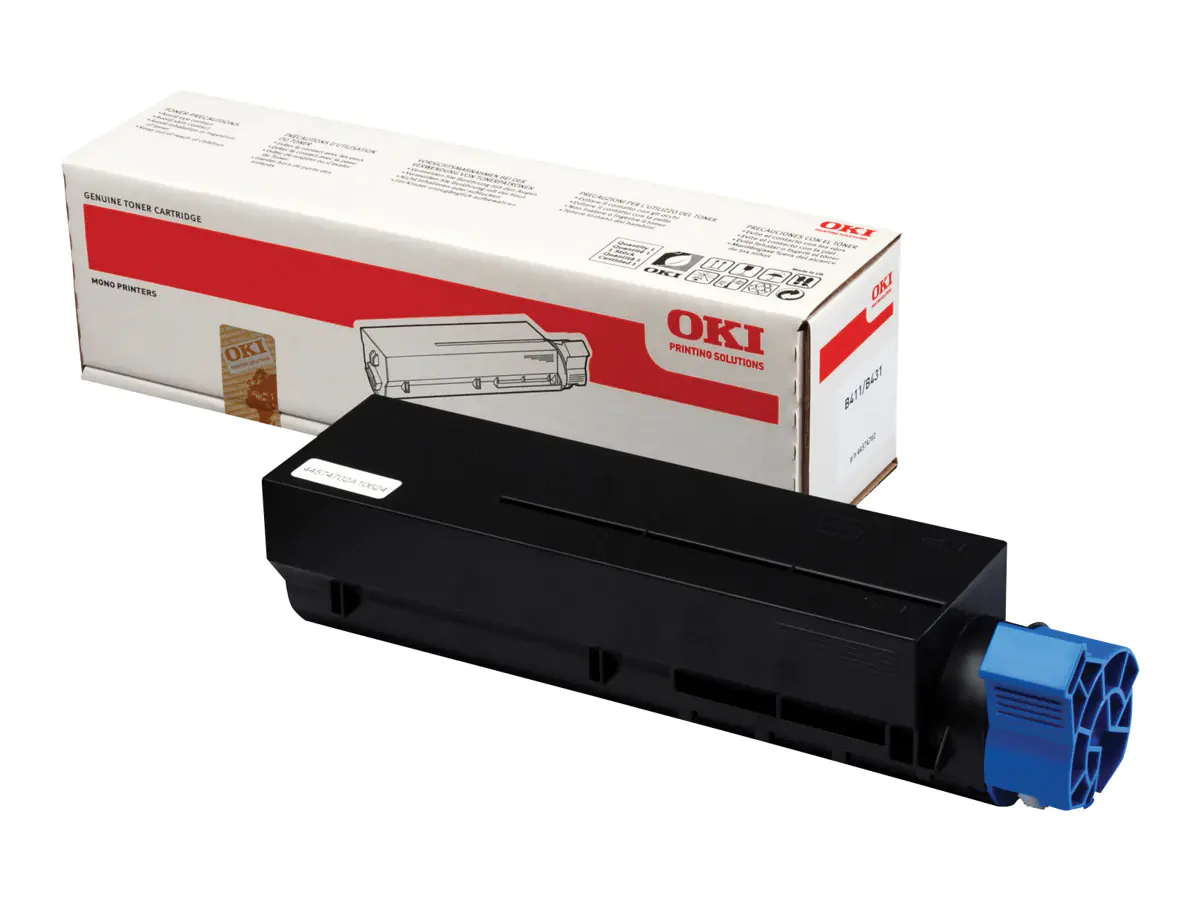 OKI - Schwarz - Original - Tonerpatrone - für B411, 431; COREFIDO B411, B431; MB461, 471, 491 OKI - Schwarz - Original - Tonerpatrone - für B411, 431; COREFIDO B411, B431; MB461, 471, 491