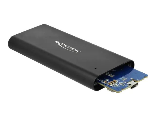 Delock - Speichergehäuse - M.2 - M.2 NVMe Card - USB 3.1 (Gen 2) - Schwarz