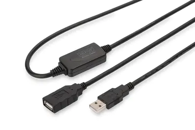 Digitus DA-73100-1 - USB-Verlängerungskabel - USB (W) zu USB (M) - USB 2.0 - 10 m Digitus DA-73100-1 - USB-Verlängerungskabel - USB (W) zu USB (M) - USB 2.0 - 10 m