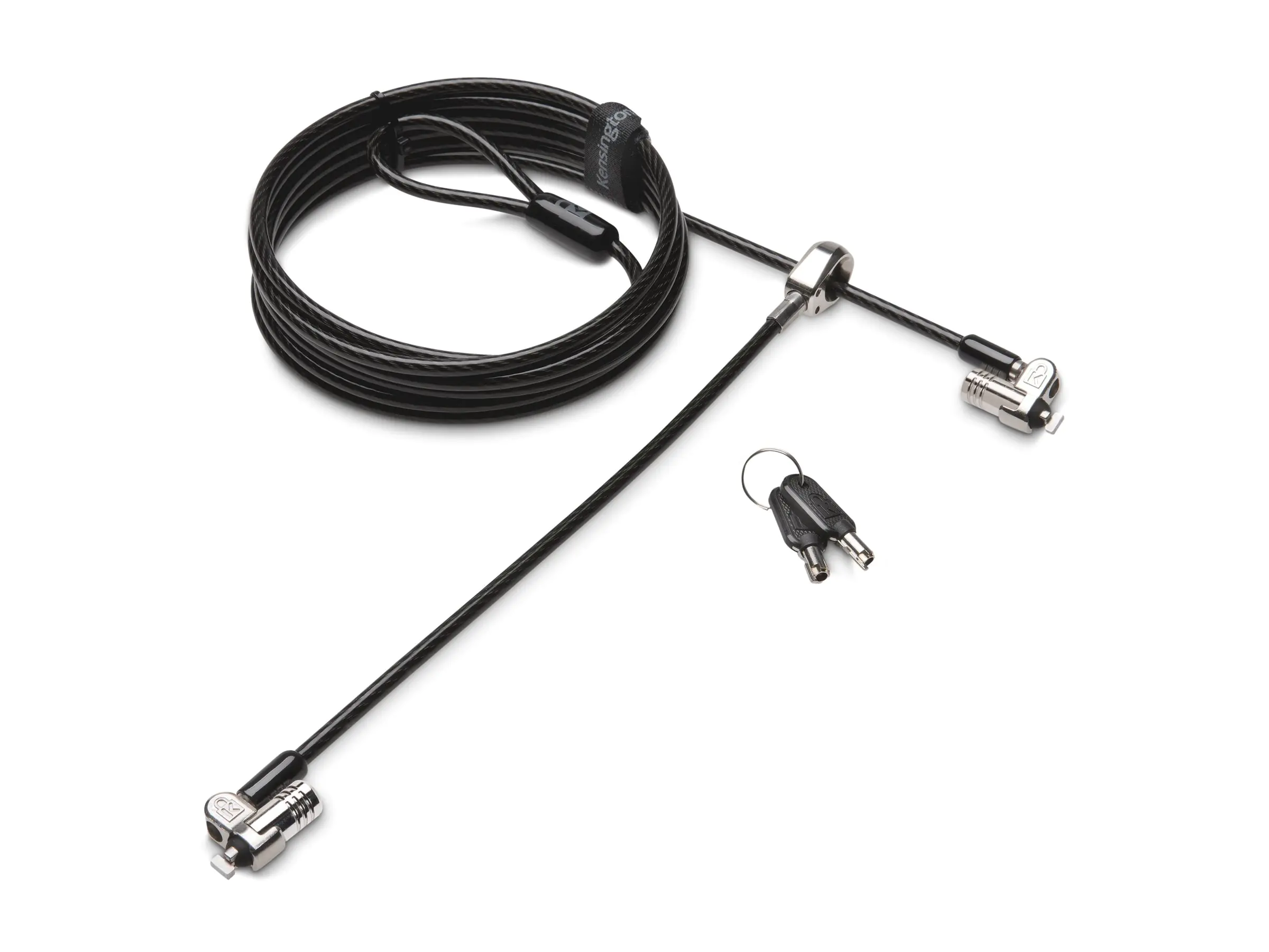 Kensington MicroSaver 2.0 Keyed Twin Laptop Lock - Master Keyed - Sicherheitskabelschloss - 2.44 m
